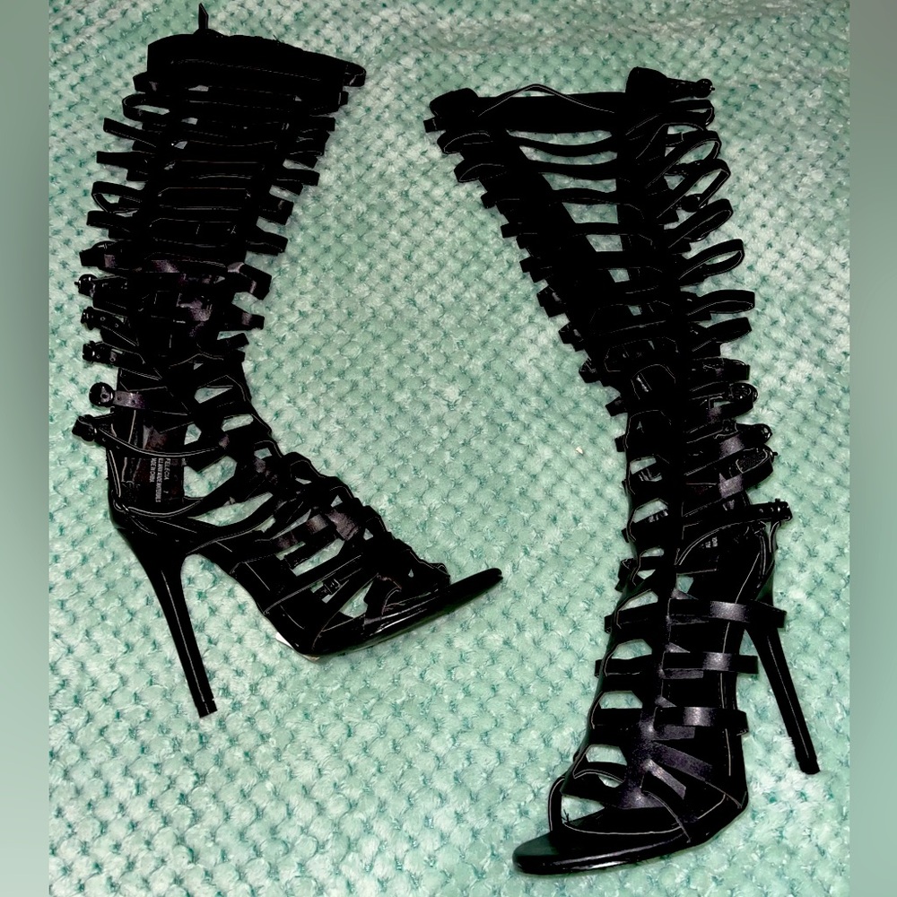 Gorgeous lattice heels!!!  Never worn!!  Brand new!!!  My loss is your gain!